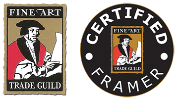 Logo GCF Certified Framer, Fine Art Trade Guild