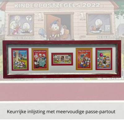 Kleurrijke meervoudige inlijsting
