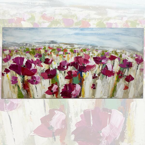 Bloemenveld, schilderij uit de galerie van Heijnen Decor
