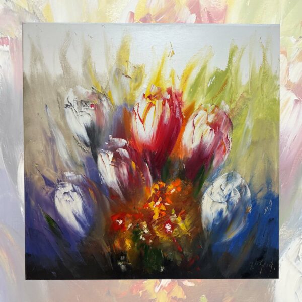Tulpen, schilderij van Jochem de Graaf
