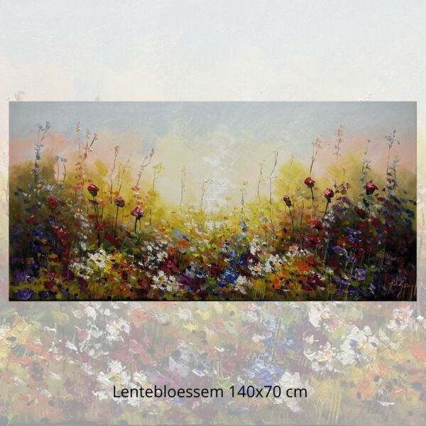 Lentebloesem, schilderij uit de galerie van Heijnen Decor