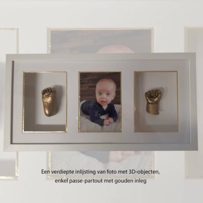 Geboortekaart inlijsten, lijstenmakerij Heijnen