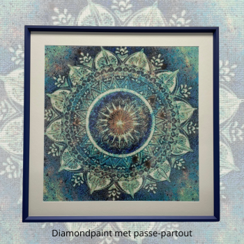 Daimondpaint met passe-partout